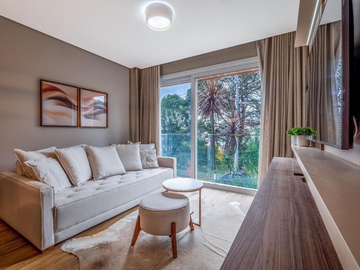 Apartmán Alpes Da Montanha 203 - Ap Novo Junto Ao Centro De Gramado + Garagem Exteriér fotografie