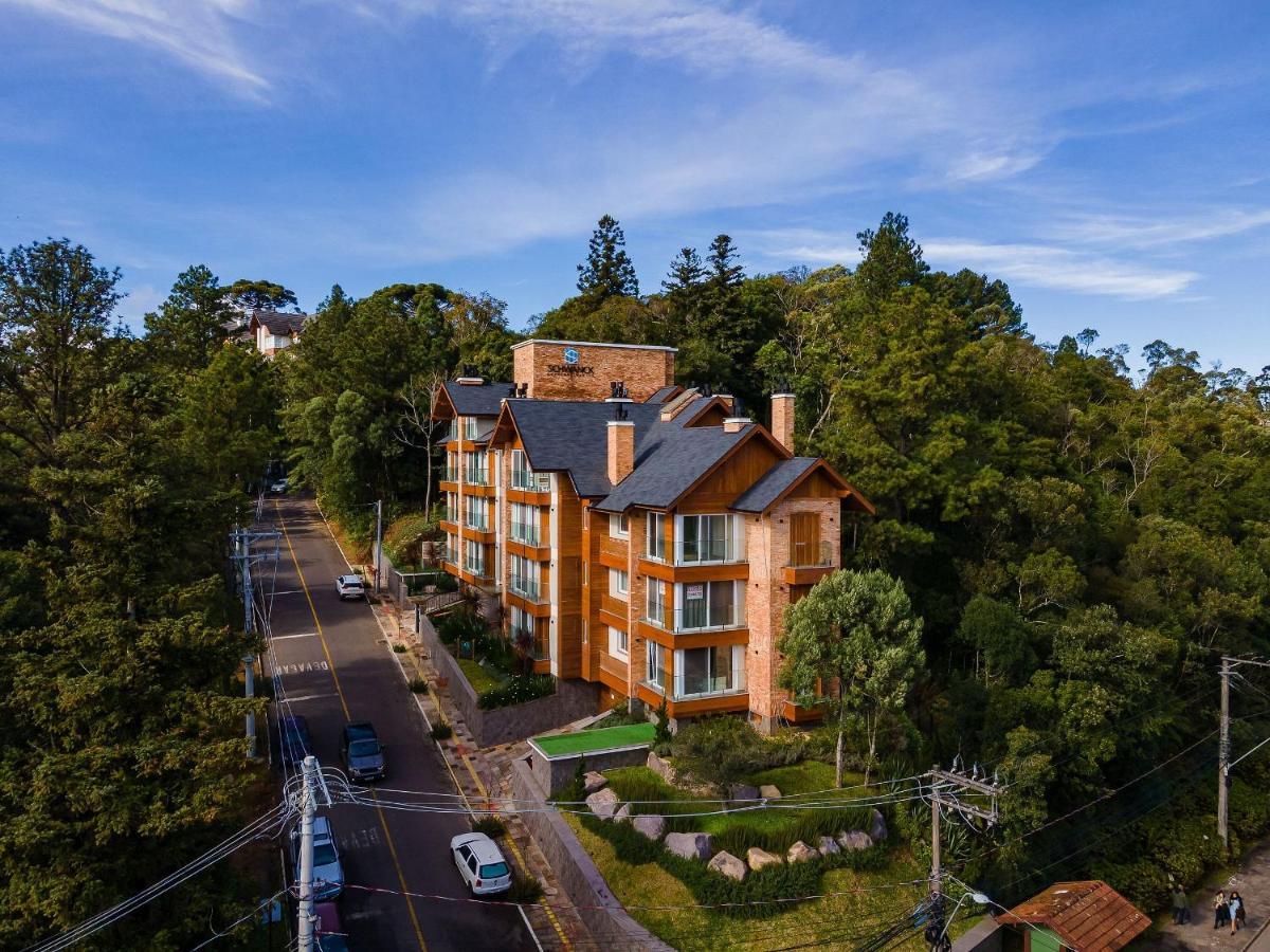 Apartmán Alpes Da Montanha 203 - Ap Novo Junto Ao Centro De Gramado + Garagem Exteriér fotografie